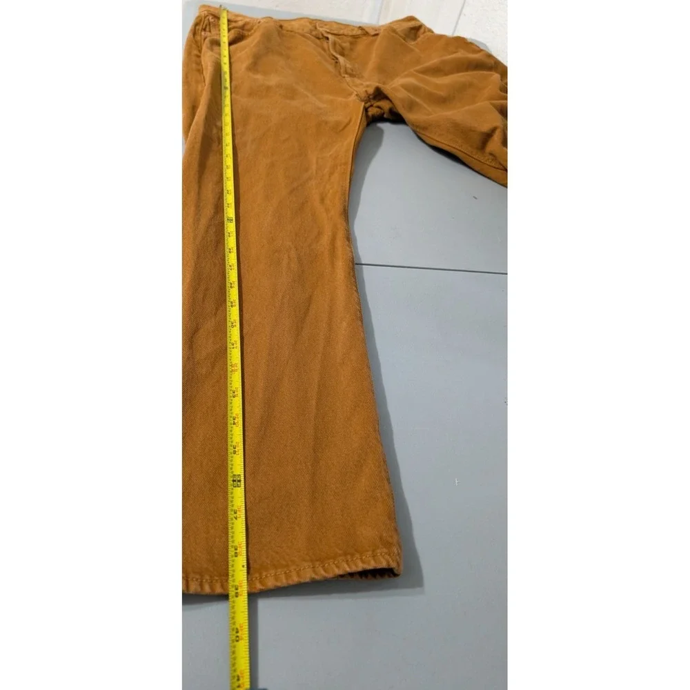 Levi's 501 Mens Denim Jeans Size 36x29 Button Fly Straight‎ Leg Khaki